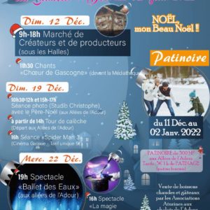 Notre programme de Noël