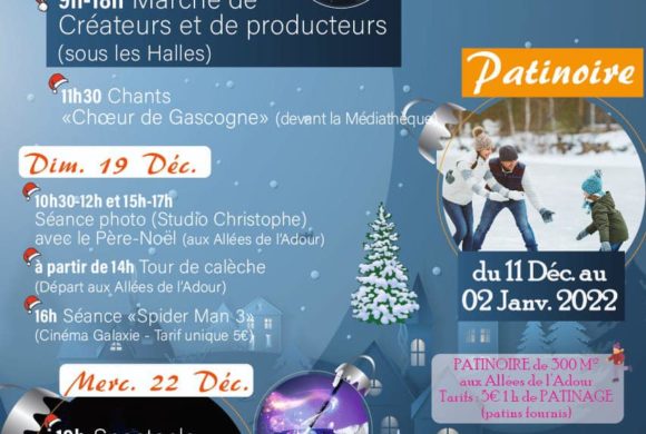 Notre programme de Noël