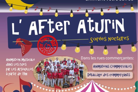 Reprise de la saison des AFTERS ATURIN vendredi 13 Mai 2022.