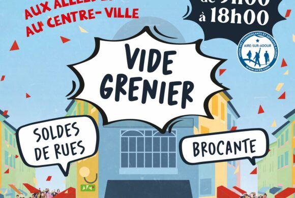 VIDE GRENIER ET SOLDES DE RUES | SAMEDI 12 JUILLET